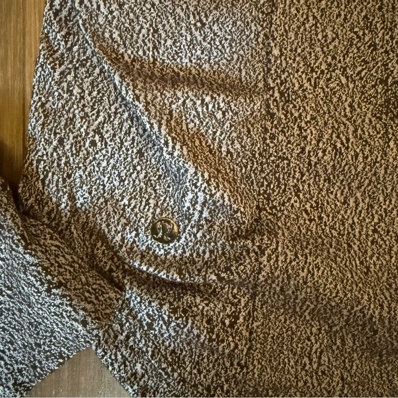 Lululemon Pick Up The Pace Running Luon Spray Jacquard Blue Denim Black - Picture 6 of 6